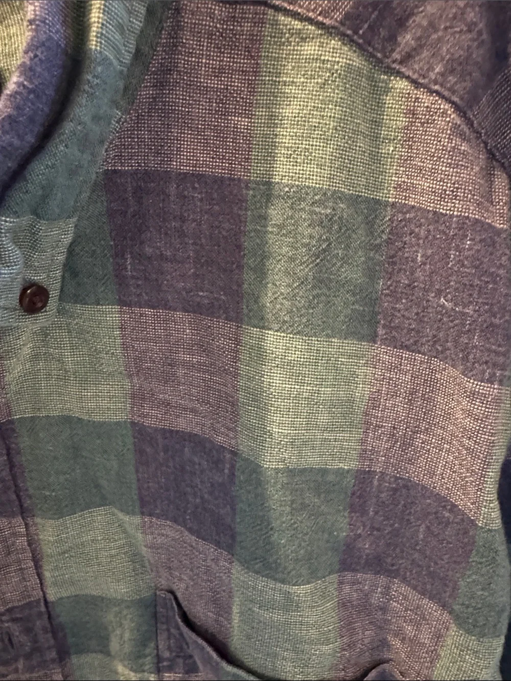 J. Crew Green and Gray Plaid Cotton Button-Down Shirt